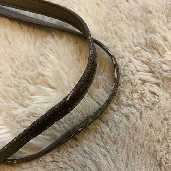 Saint Laurent Grey Shopping Leather Tote